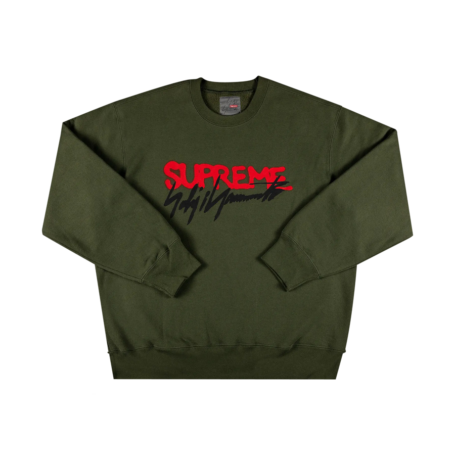Свитер Supreme x Yohji Yamamoto Crewneck Olive