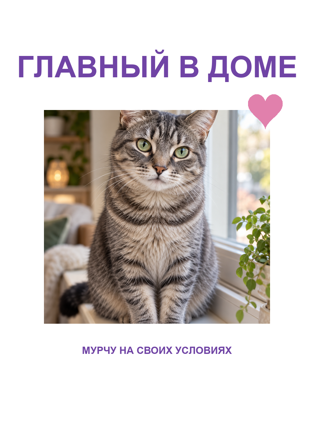 Питомец · кошка — шаблон персонального принта