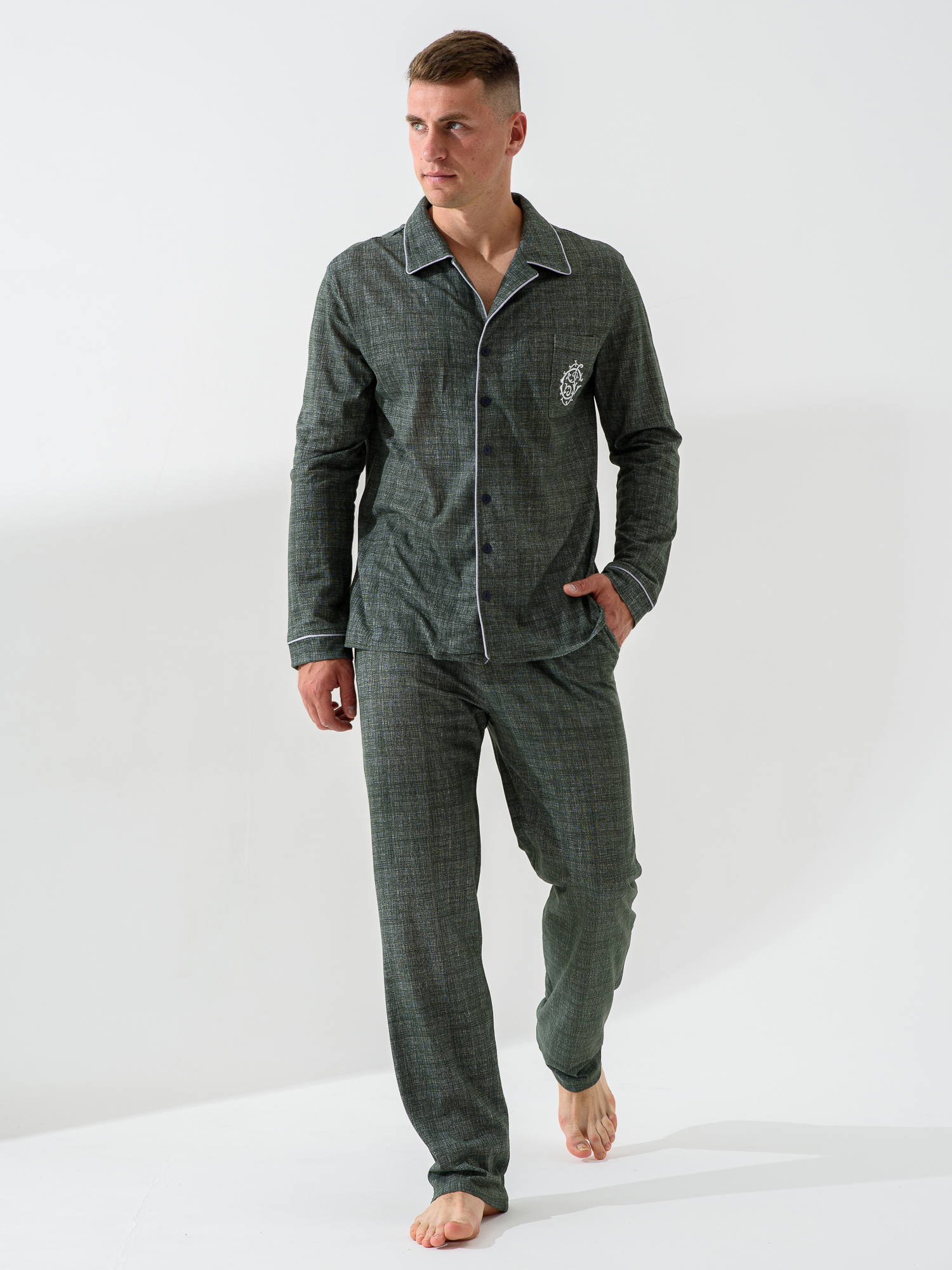 
Пижама мужская "Вояж" (классическая)