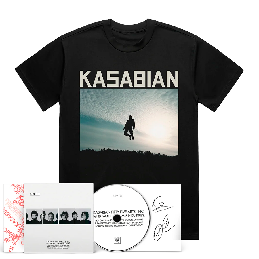 Kasabian ACT III Signed CD + T-Shirt купить мерч оригинал | MANIA