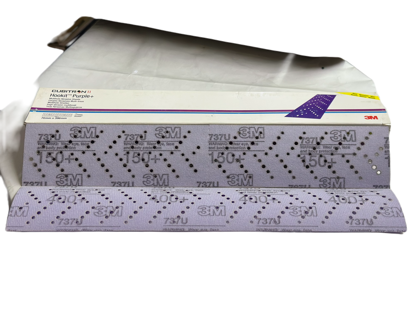 3M на рубанок 737U CUBITRON пурпур 70*396mm 50шт/кор P120 - 400