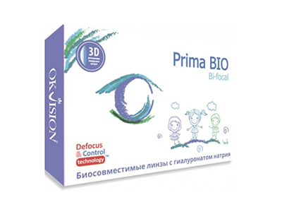 OKVision PRIMA BIO Bi-focal design ежемесячной замены