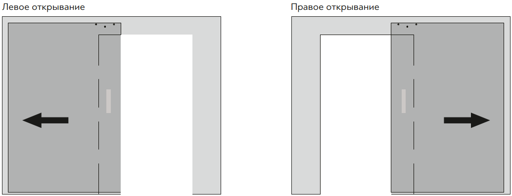 Схема Hide 22 — скрытая раздвижная система HAUSDOORS