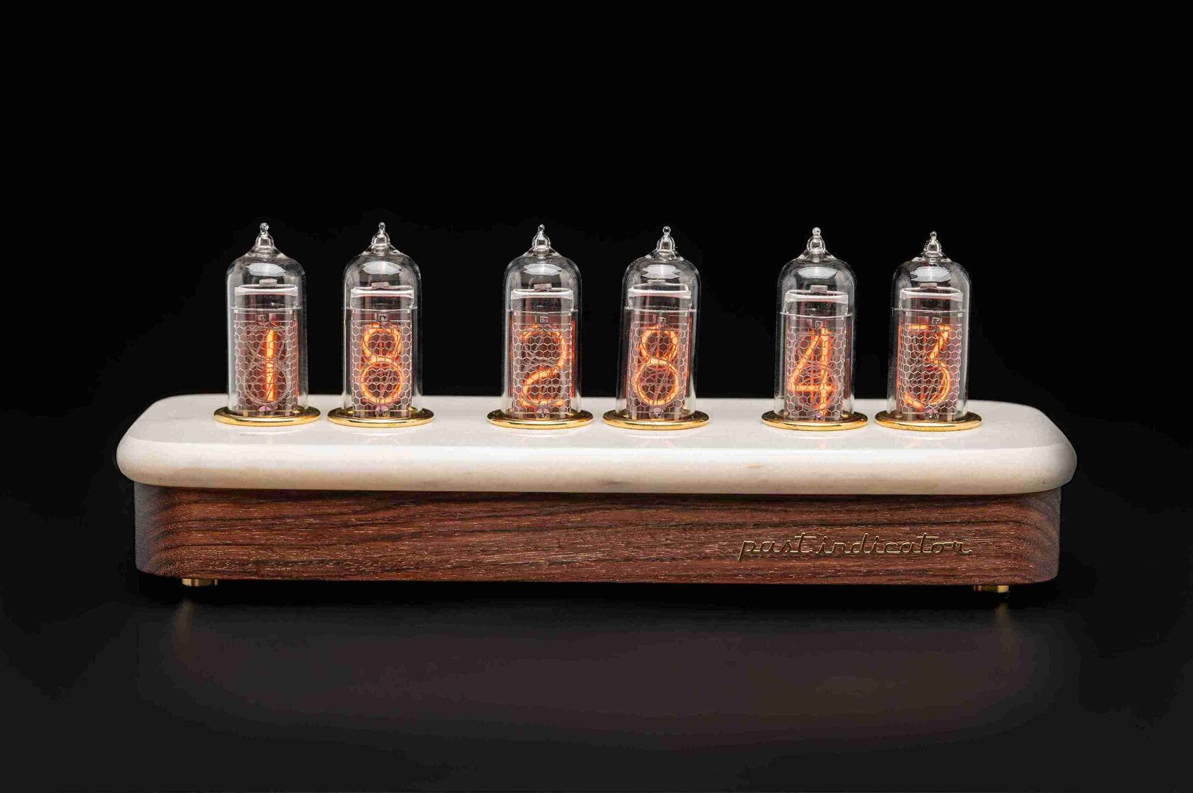 Vostok-1: Rock Strata nixie clock, view 4