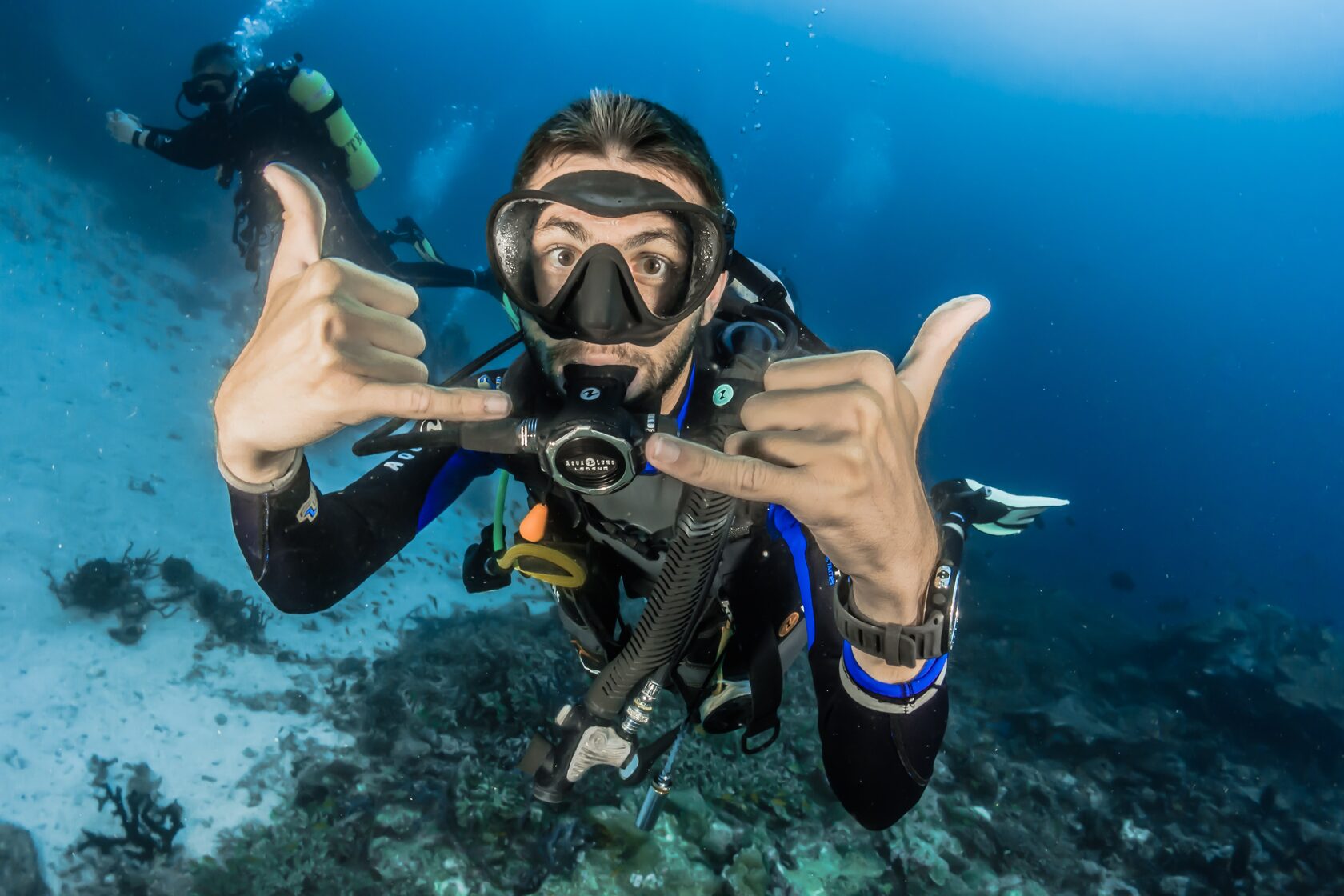 Погружение 1. Скуба дайвинг. Скуба акваланг. Скуба-дайвинг, Scuba-Diving погружение.