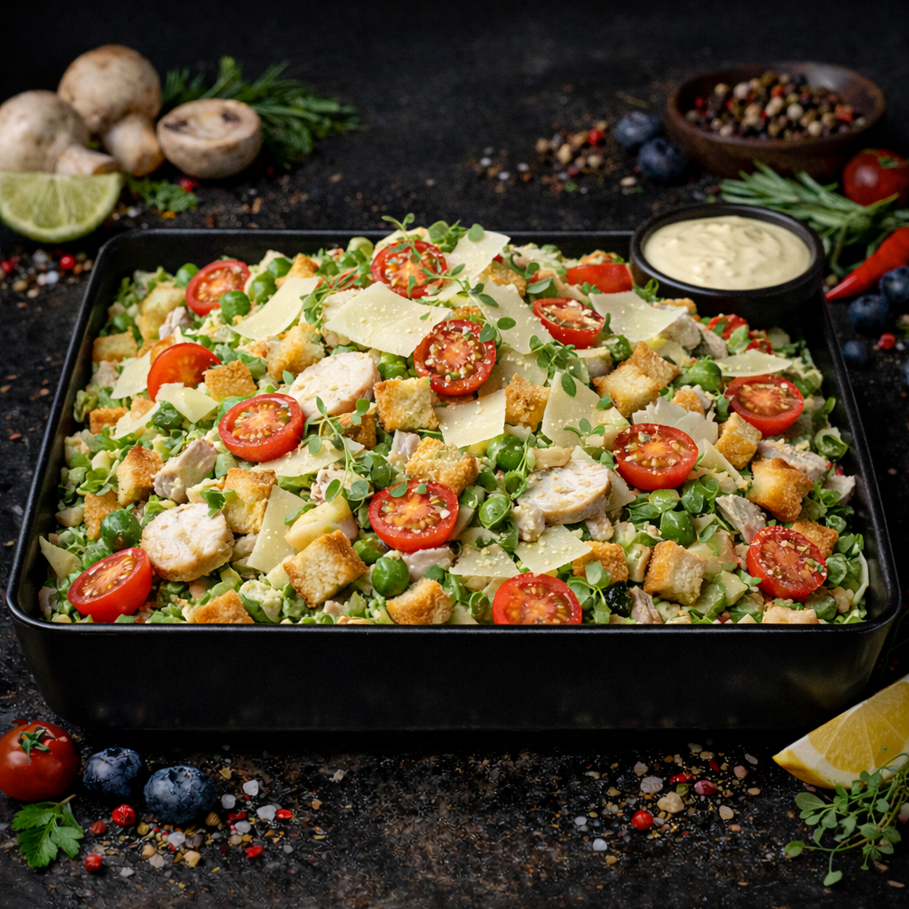 Банкетная подача "Цезарь"