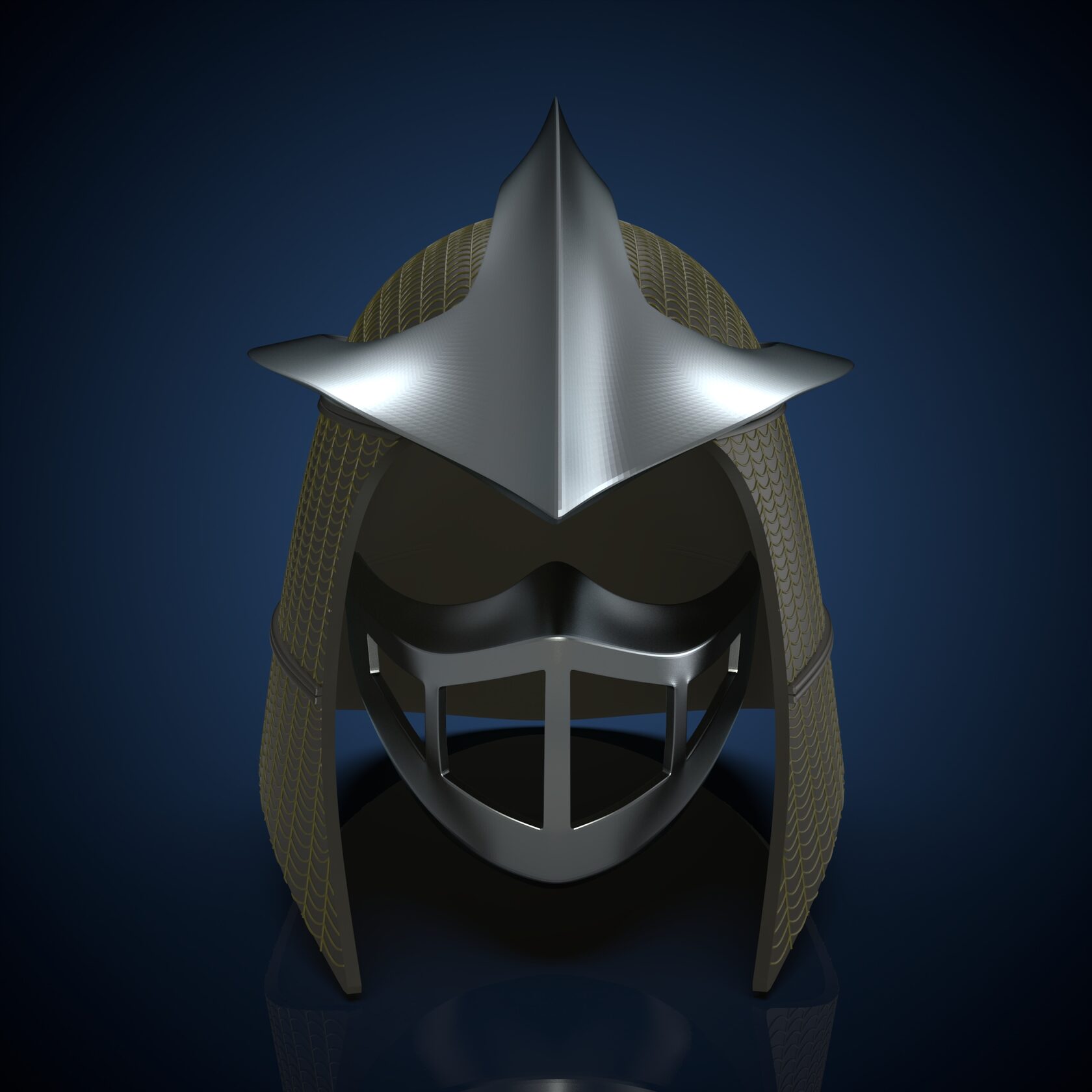 TMNT 1990 Shredder helmet 3mf 3D model
