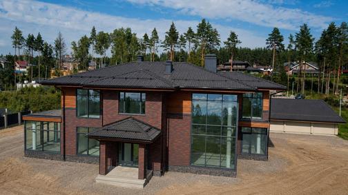 Построенный дом Райт КВ-293 — в стиле Райт, 2 этажа, фото 2