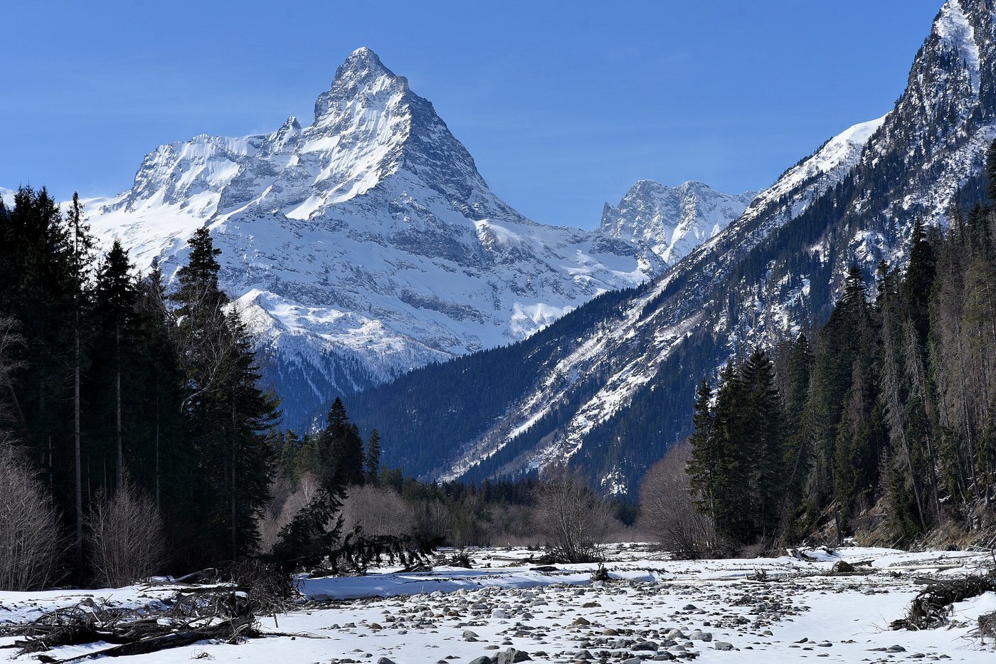 Горы домбай фото