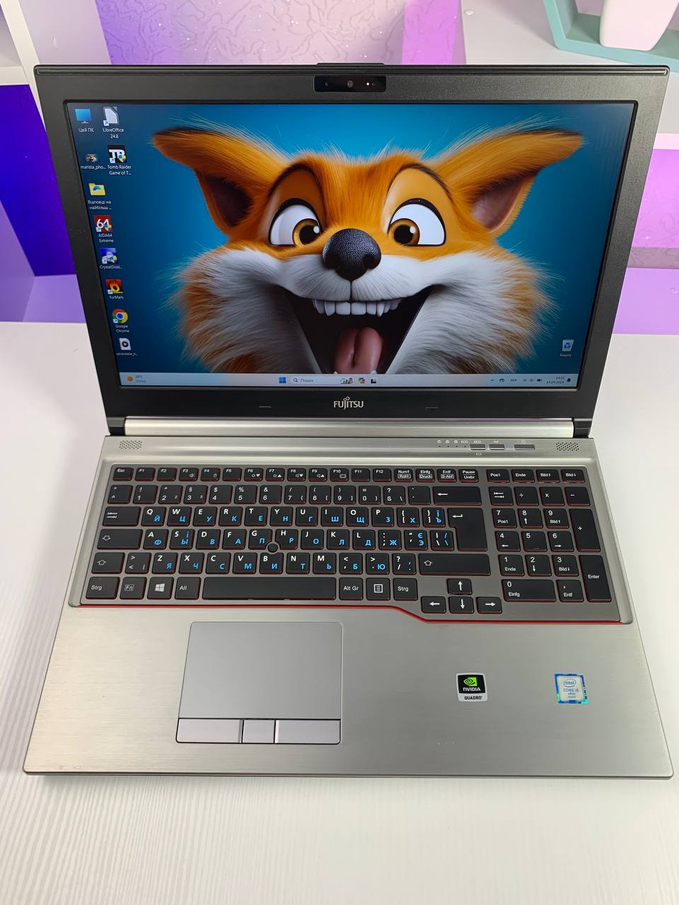 Ноутбук Fujitsu H760 / 32Gb RAM/512gb SSD / Nvidia Quadro M600M