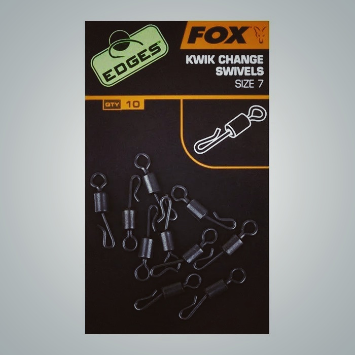 Fox Edges Kwik Change Fishing Swivels