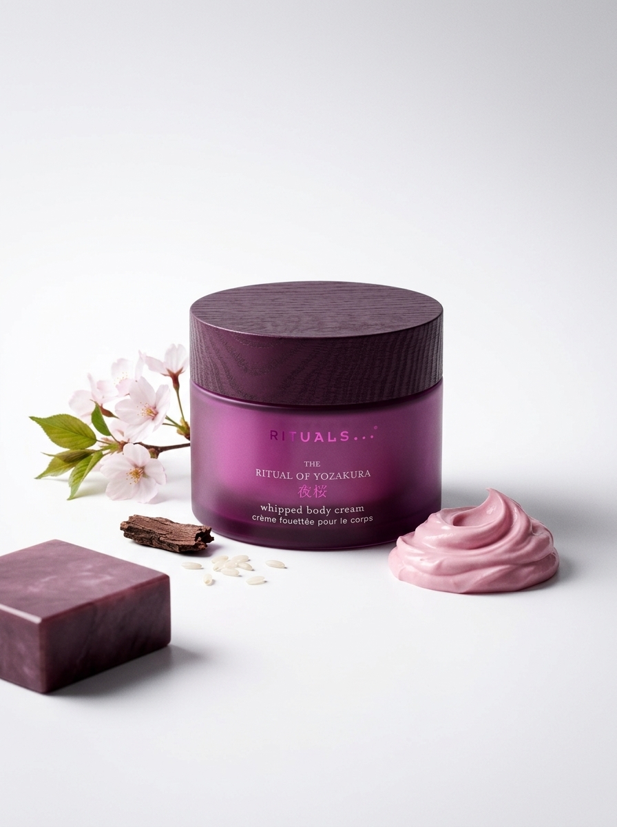 Крем для тела Rituals "Yozakura" с экстрактом черного риса и цветочным ароматом, 220 мл