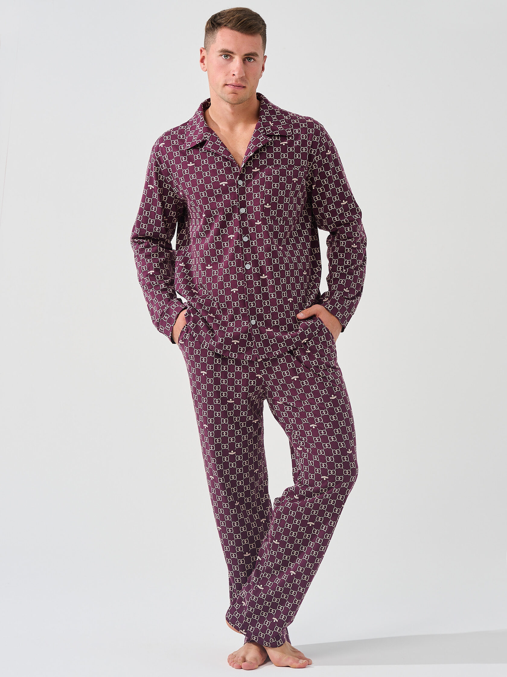 
Пижама мужская "Люкс" (классическая)