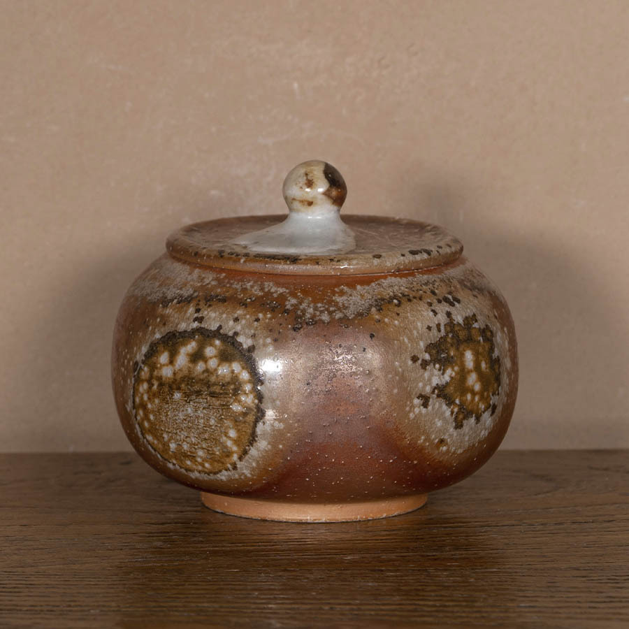 Чайница Дэхуа дровяного высокотемпературного обжига с пепельной глазурью