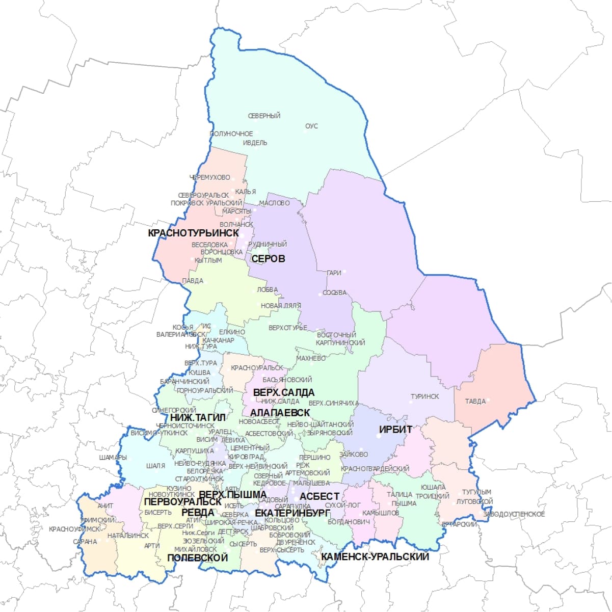 Свердловский городской округ. Карта Свердловской области с городами и поселками. Карта Свердловской обл с городами и поселками. Карта Свердловской обл с городами. Карта Свердловской области с населенными пунктами.