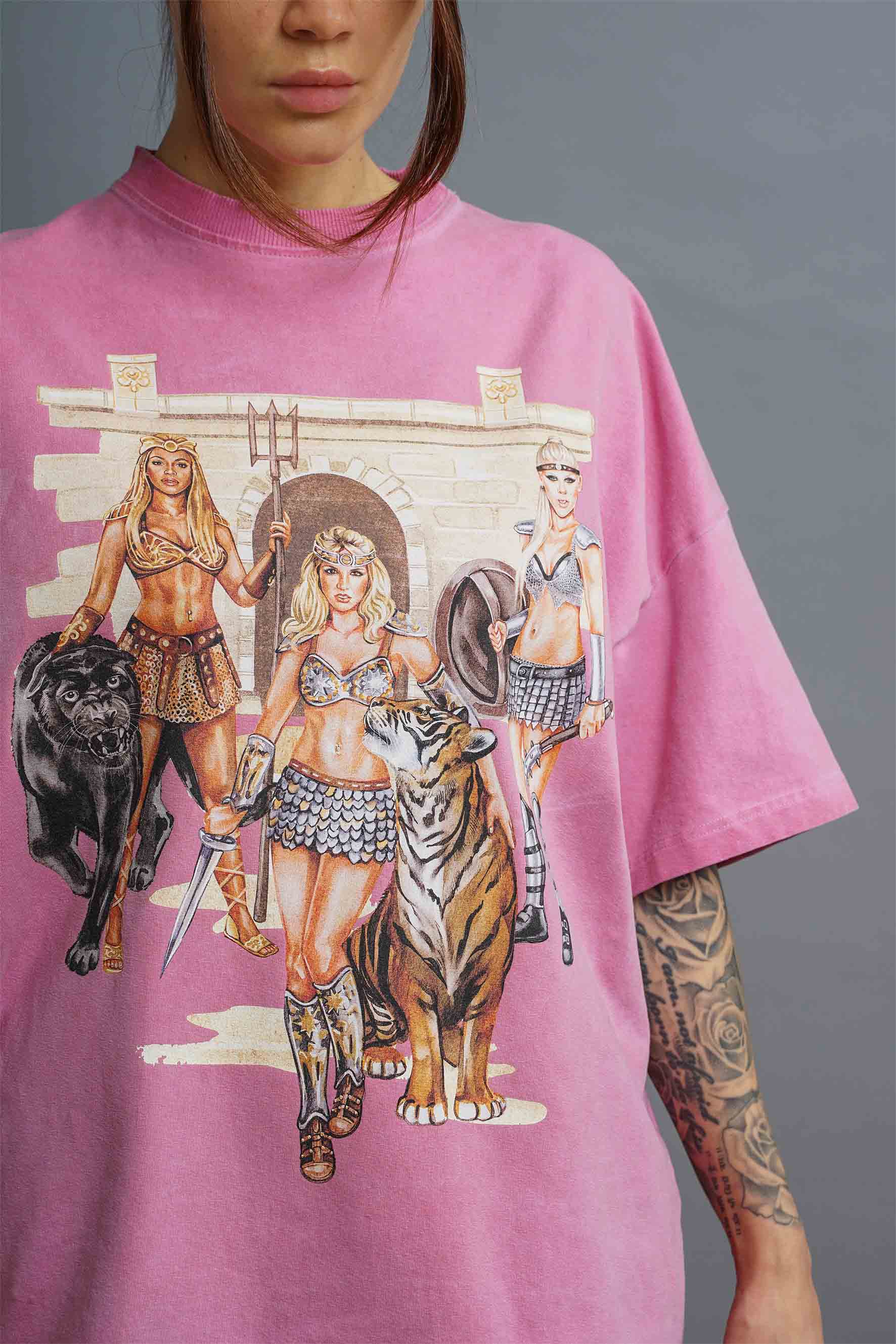 Винтажная футболка oversize