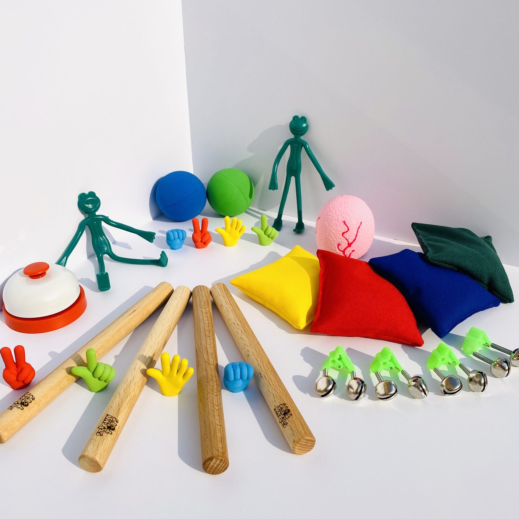 Sticky toys
