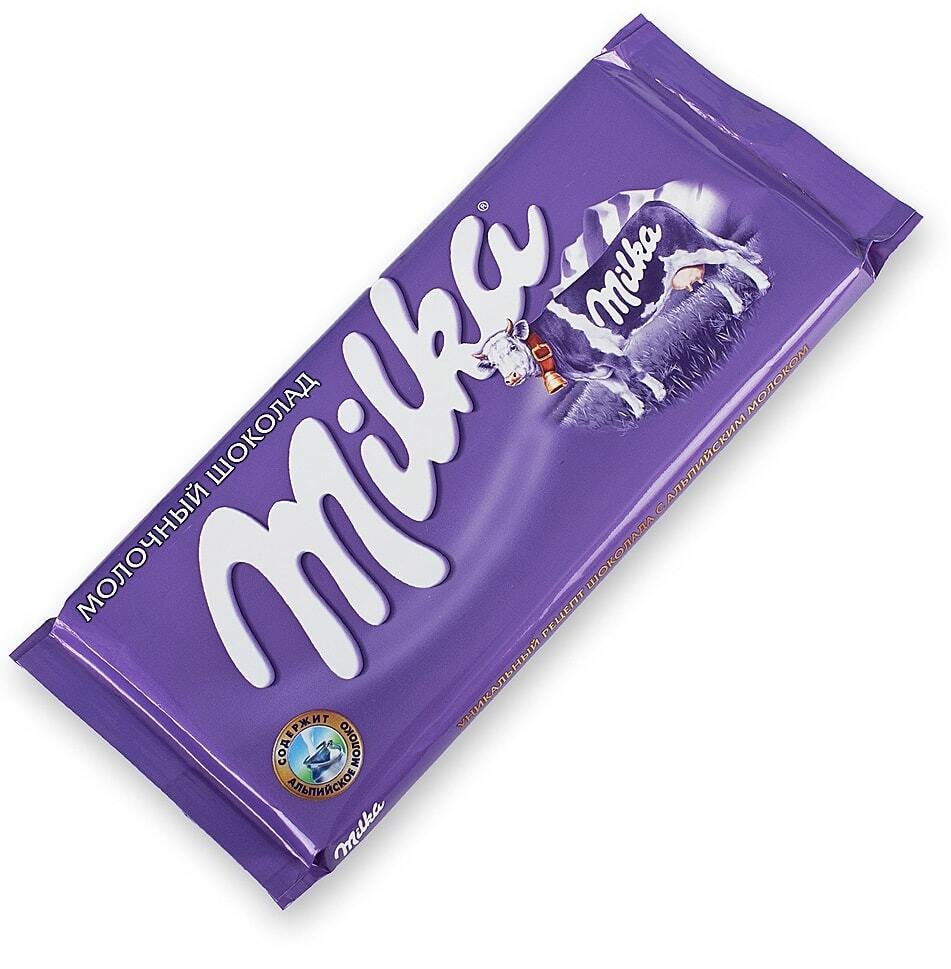 Шоколад Milka молочный, 100 г