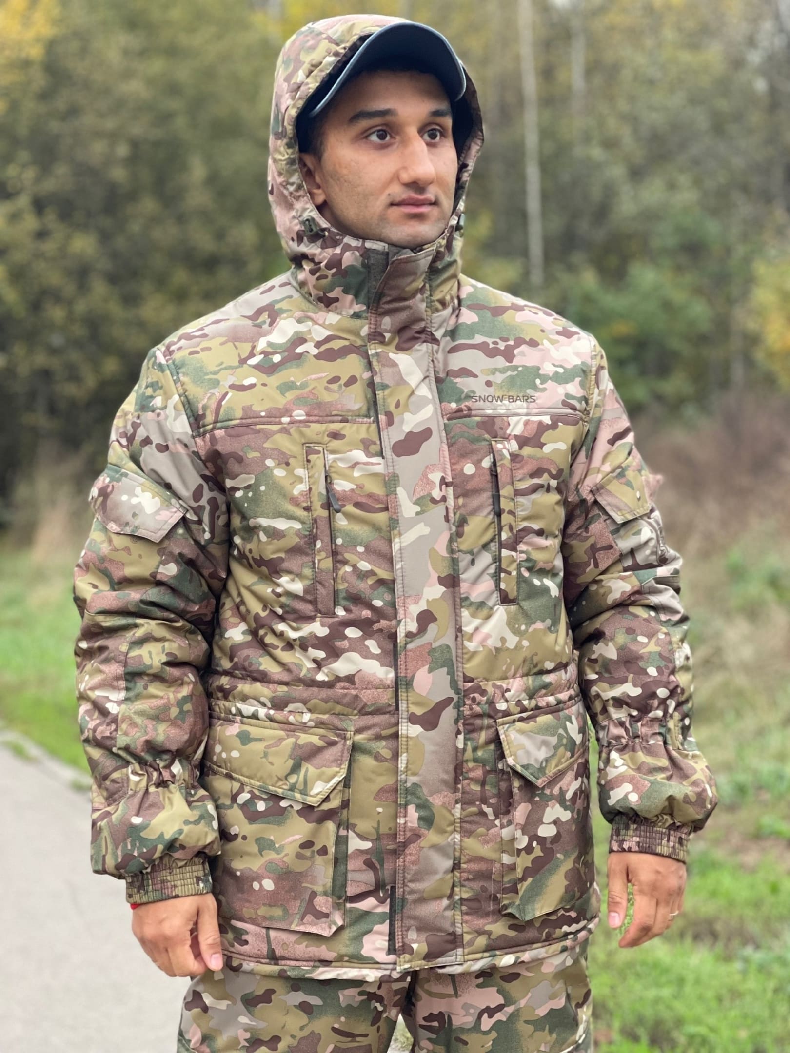 Костюм горка 3 мультикам зима из ткани таслан