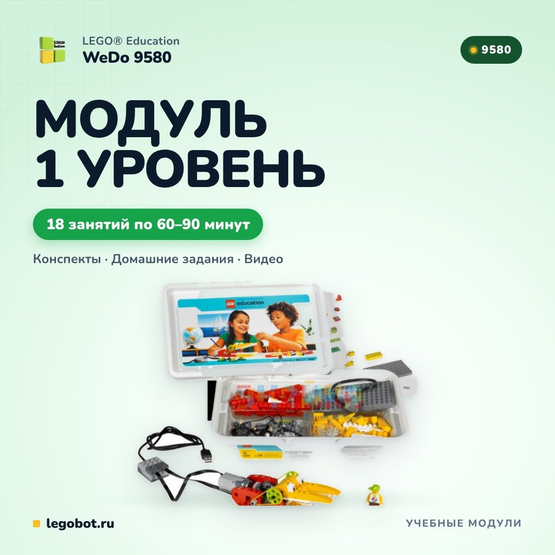 Модуль WeDo 9580 «1-й уровень»