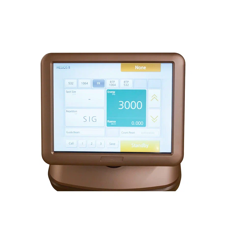 Интерфейс HELIOS II с режимами 532, 1064, FR и RTP