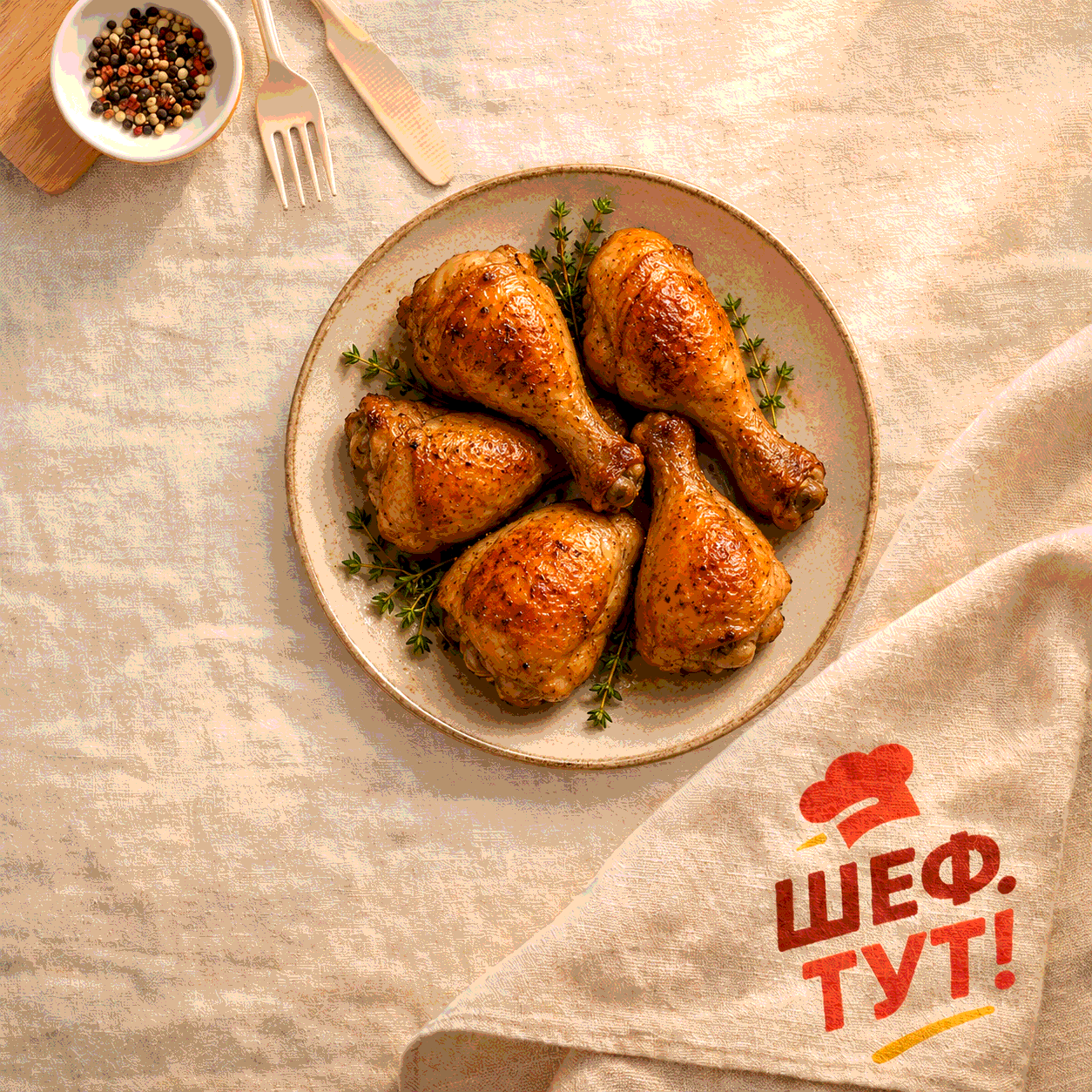 Голень запеченная