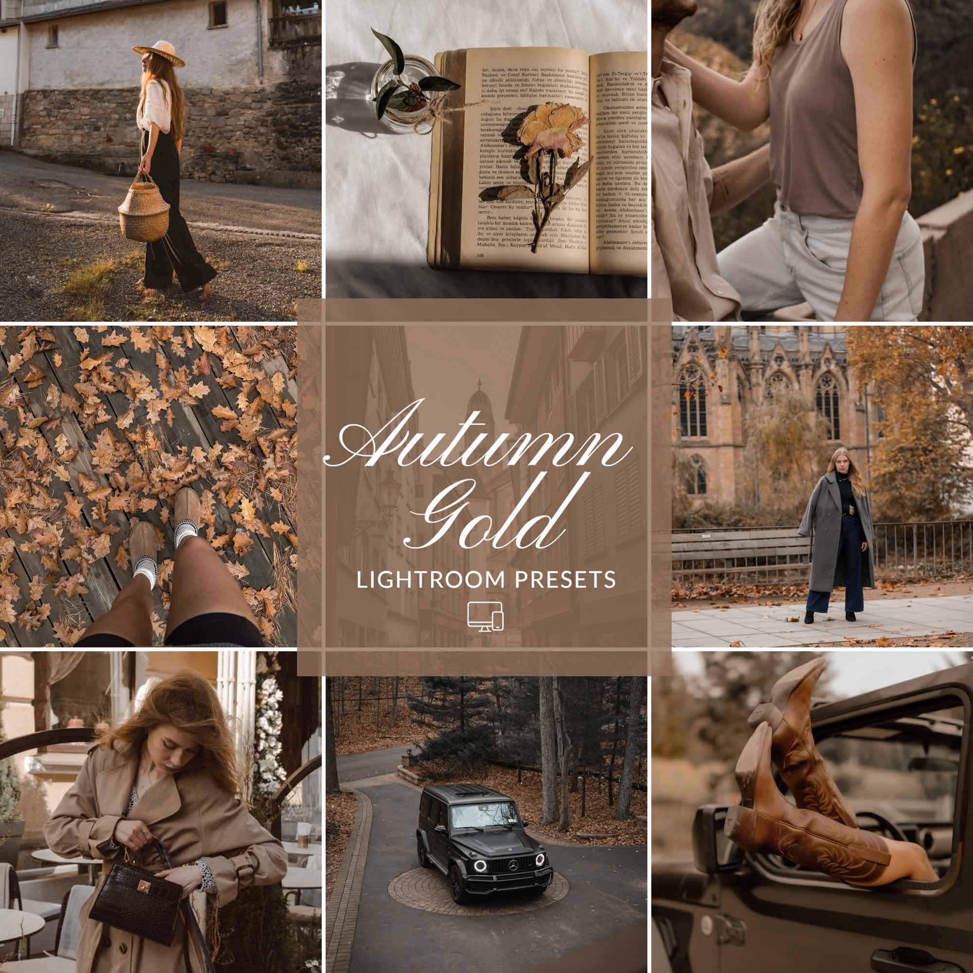 Autumn Gold – золотистая листва, тёплые бежевые оттенки и уютные осенние кадры