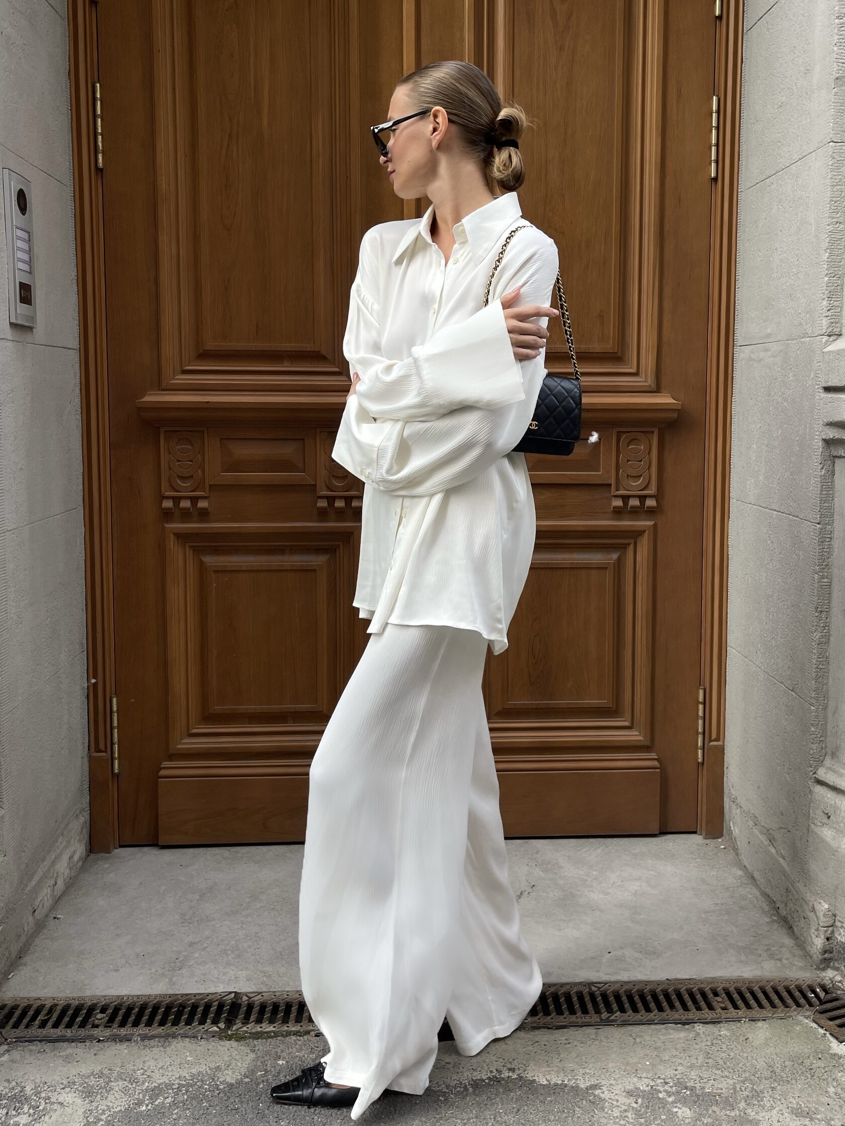 Брюки на резинке из вискозы