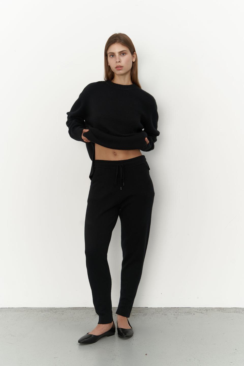 Брюки Black из монгольского кашемира