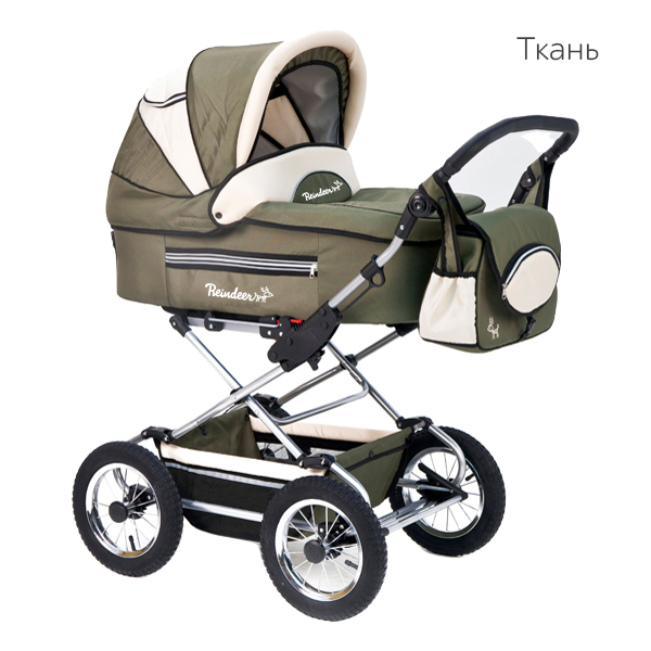 Универсальная коляска Reindeer Style оливкового цвета (S4)