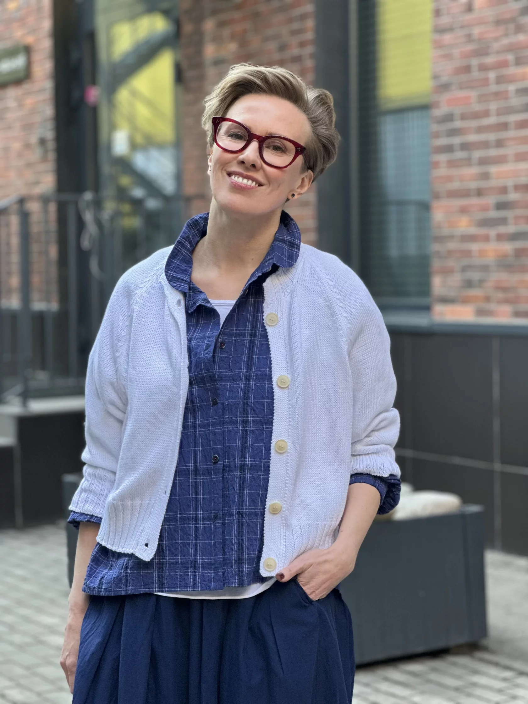 Рубашка в клетку H+ HANNOH WESSEL