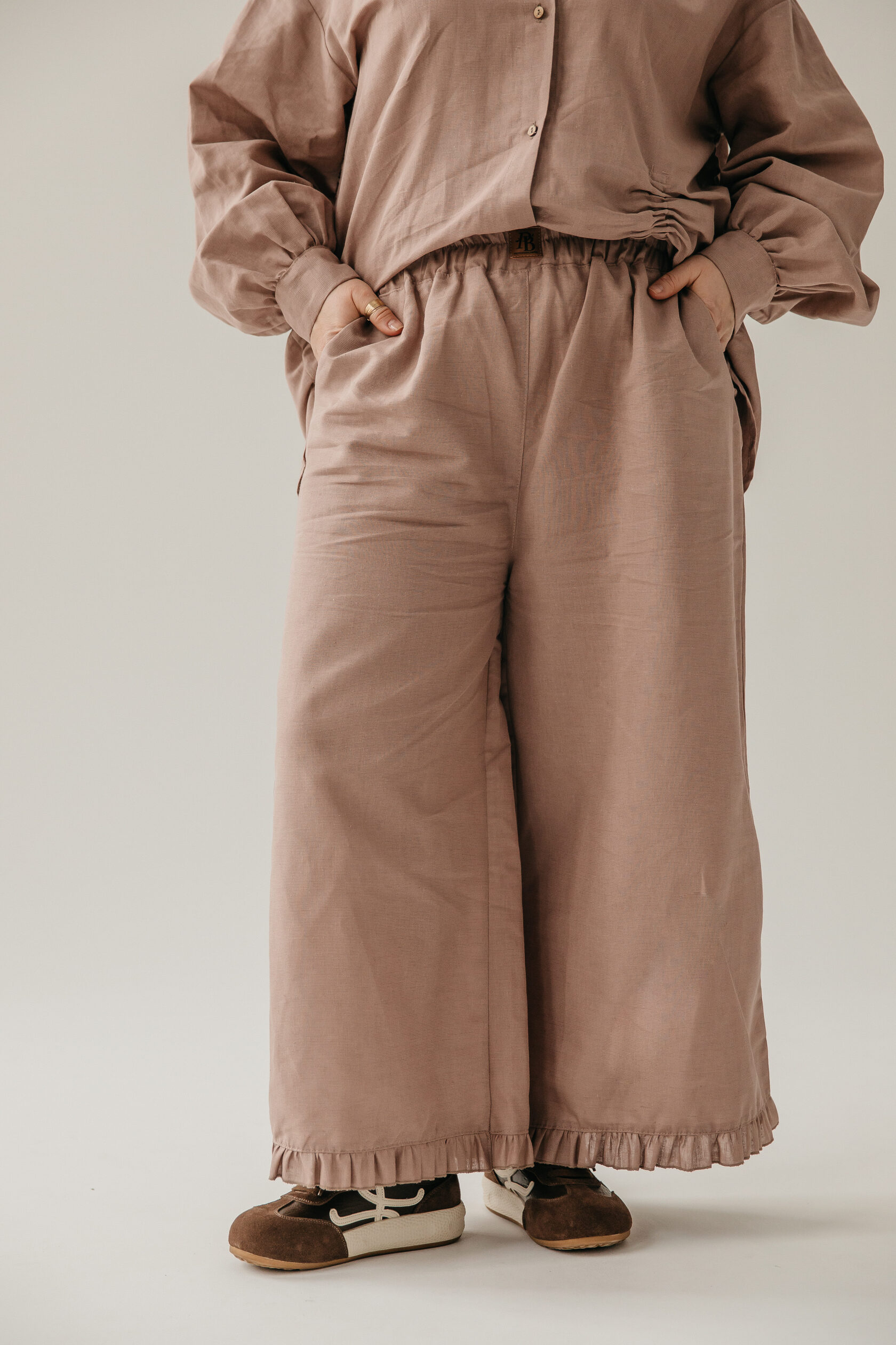 Кюлоты «Пташка» с рюшей