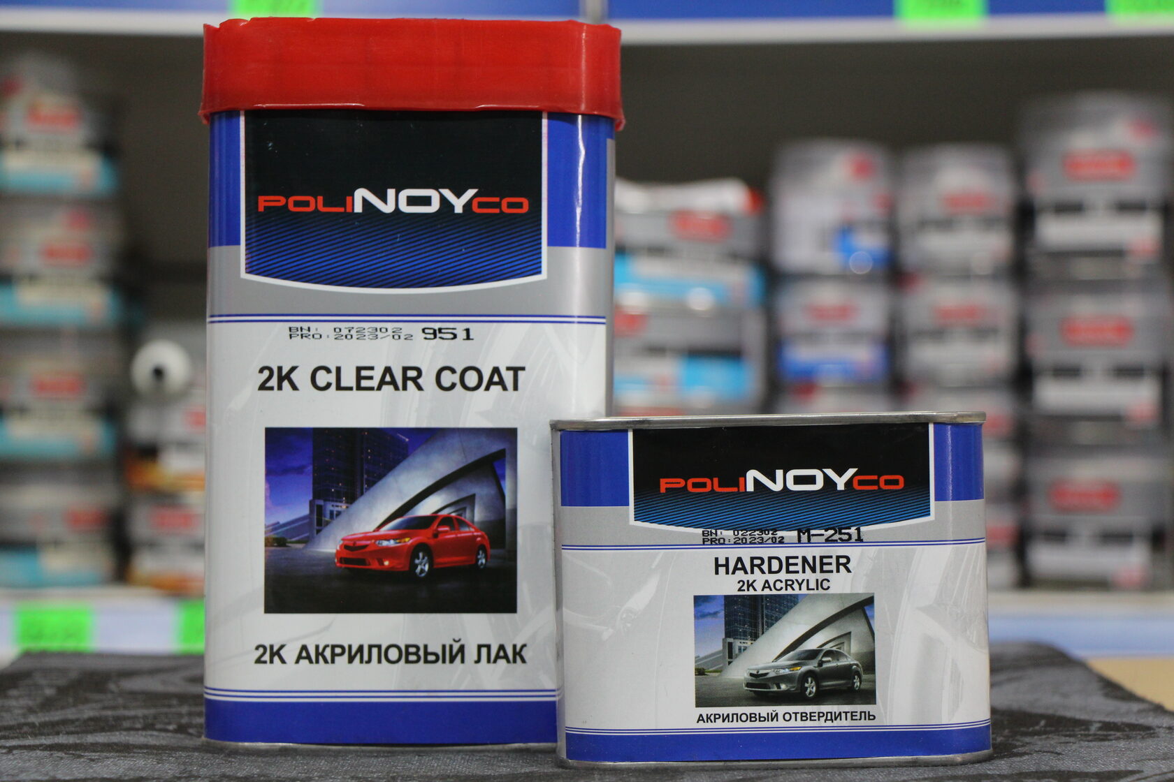 Акриловый лак NOY HS 1.5 л
