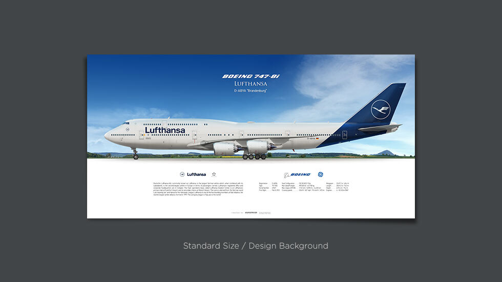 Lufthansa Boeing 747-8i D-ABYA | Aviaposter