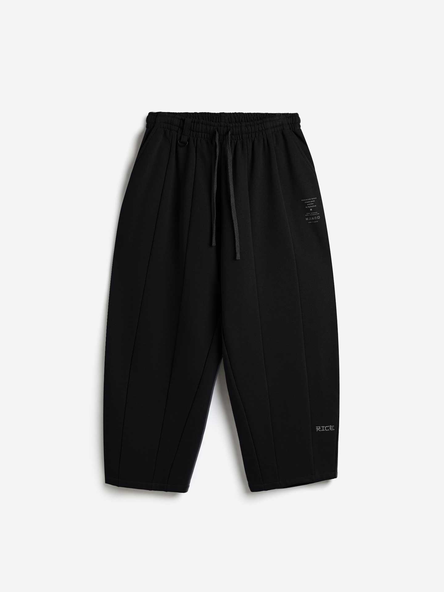 KINOMO OVERSIZE БРЮКИ - Черный - Tall Large