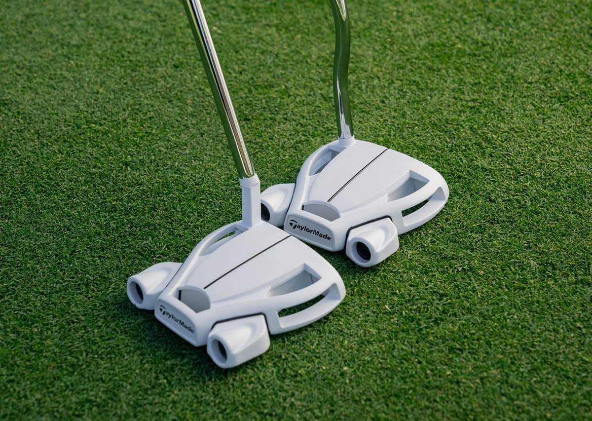 Белые паттеры TaylorMade Spider Ghost White DB