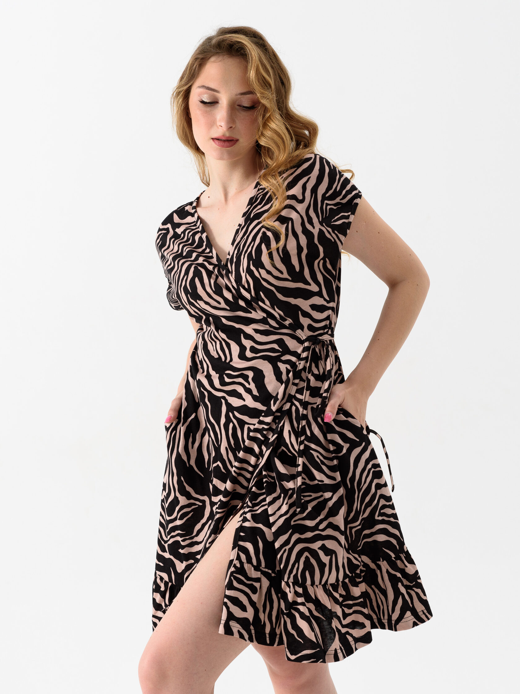 
Халат женский "Энимал" (запашной)