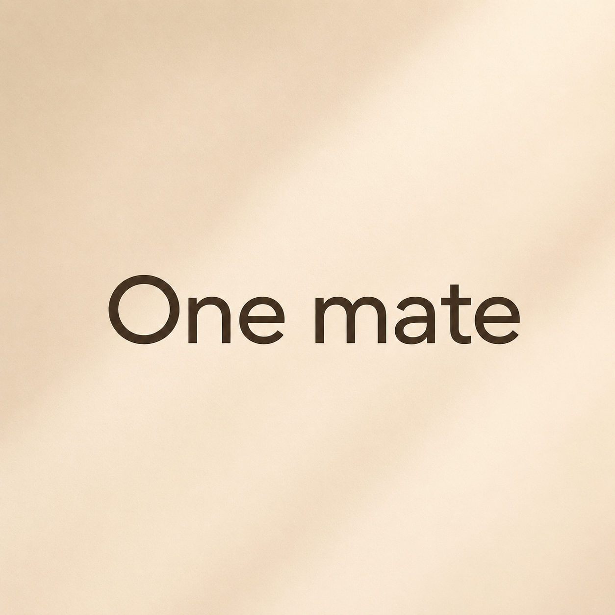 One Mate