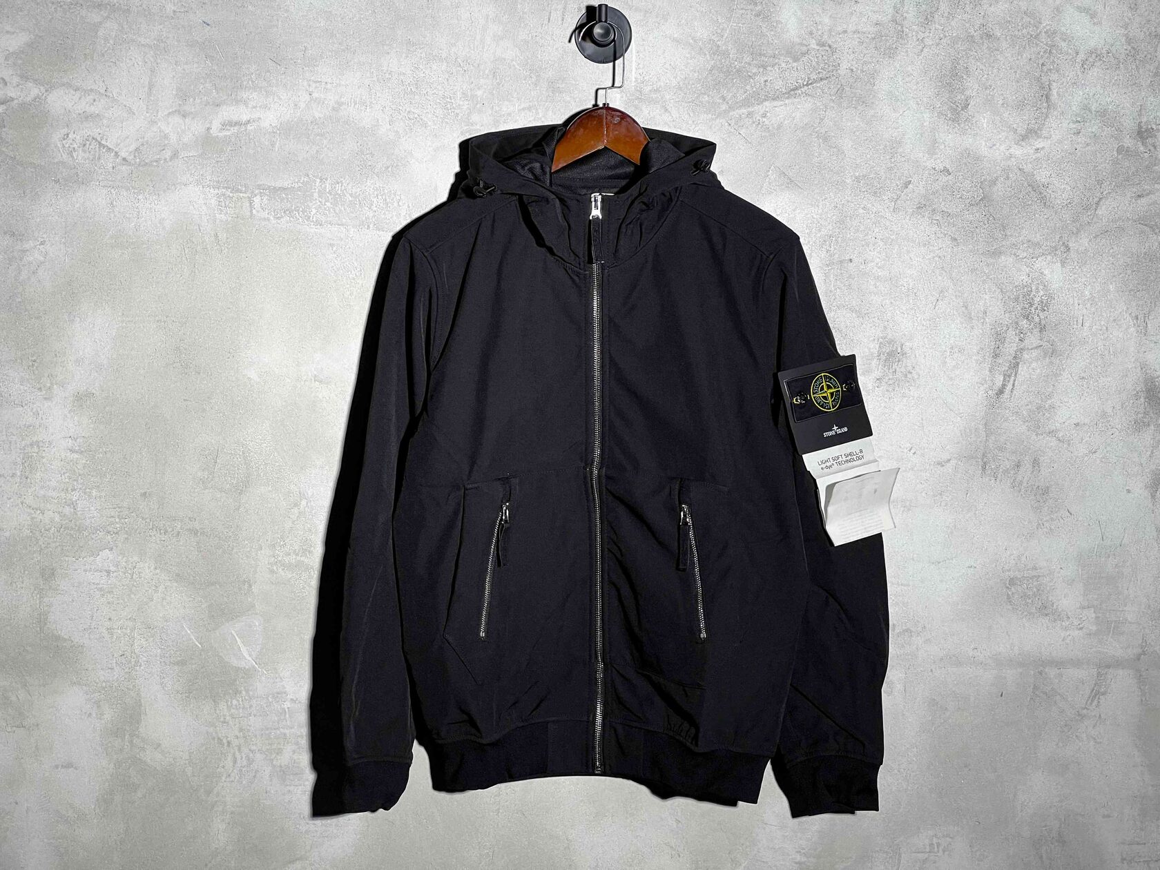 Jacket Stone Island Soft Shell R Black 21SS Stone Island