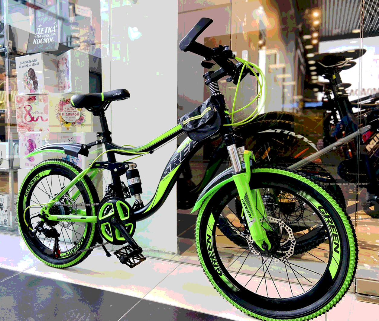 Green best sale bike price