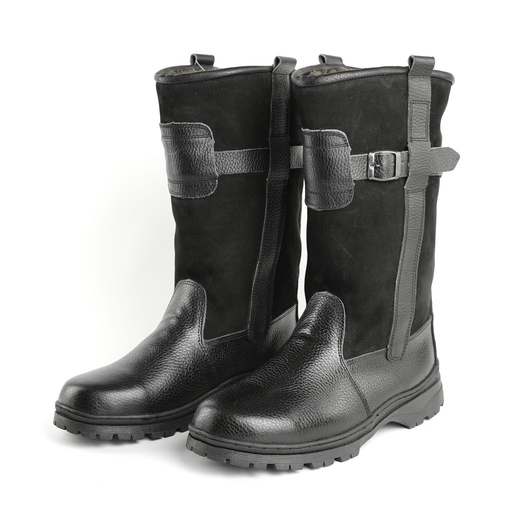 Монголки мужские черные литые