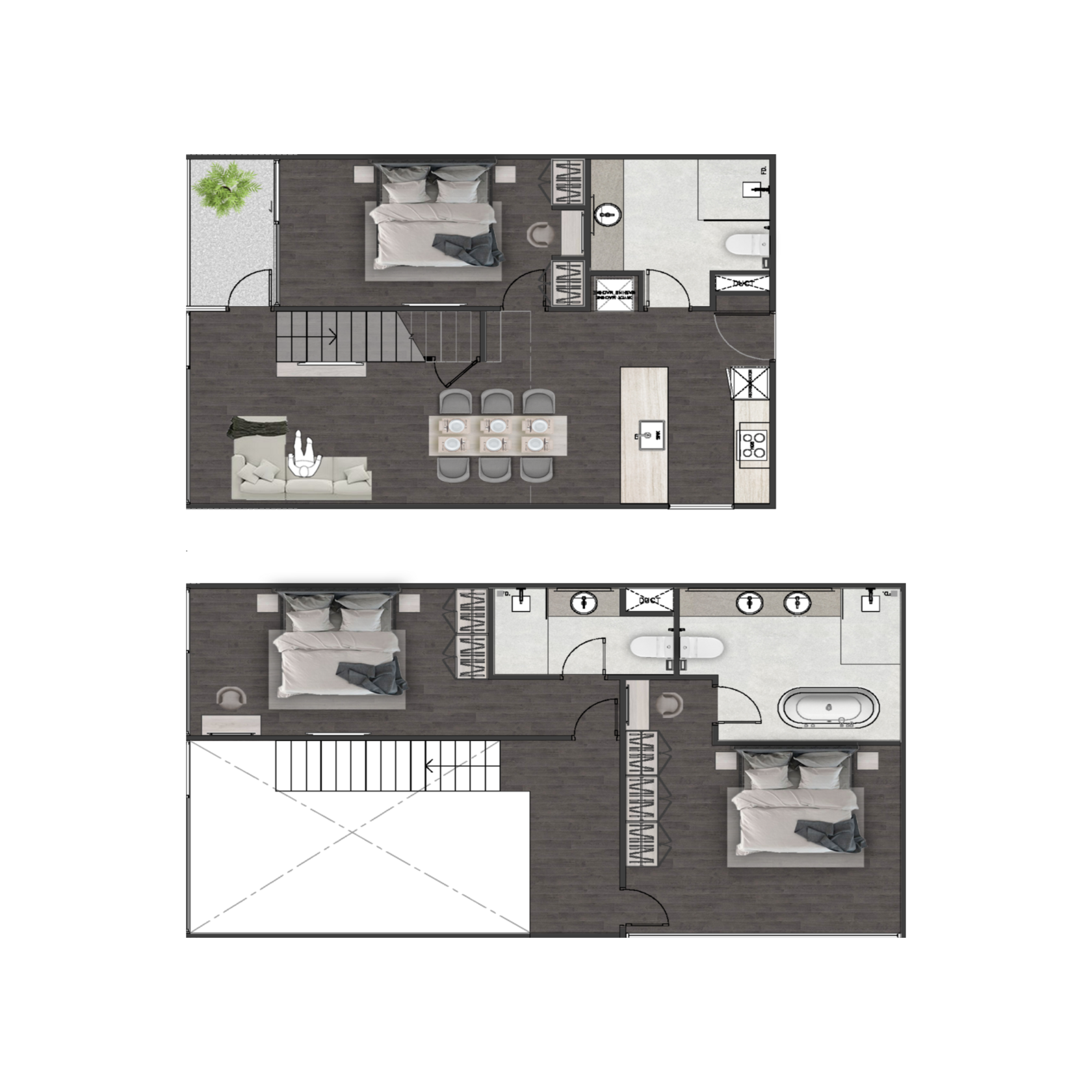 Unit 4702 — Penthouse · 131.85 m²