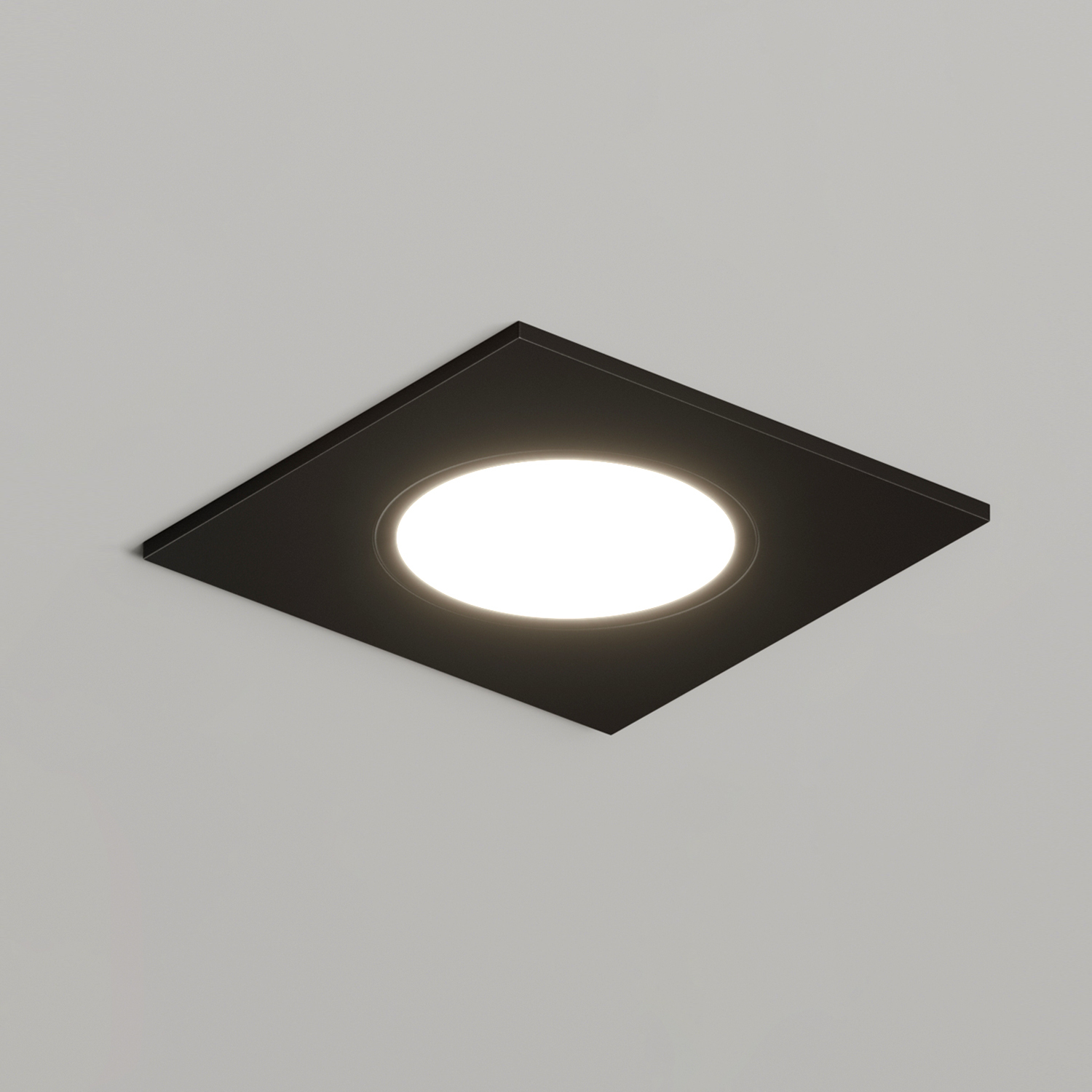 Встраиваемый влагозащищенный светильник IP65 LED GU53 черный Denkirs DK3102-BK DK3102-BK