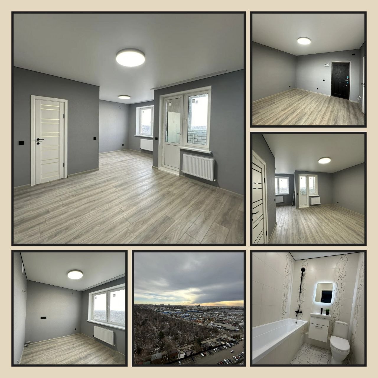 Студия, 30 м², ЖК Славянка · СМР