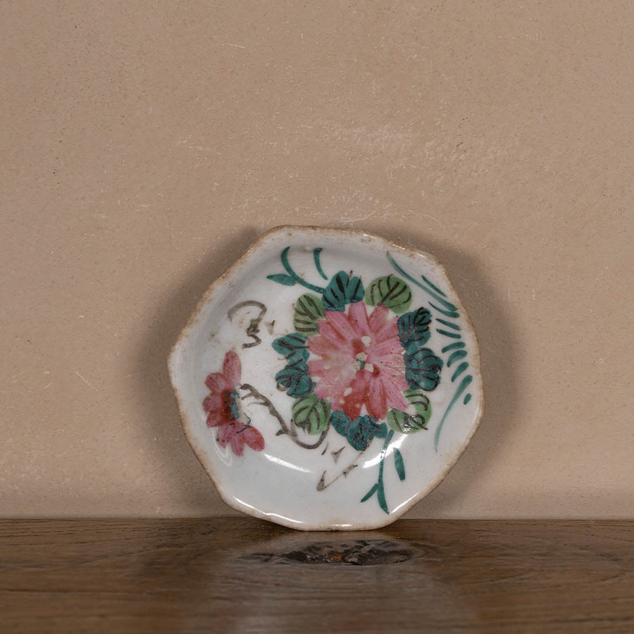 Бэйто подставка под чашечку старинная фарфоровая