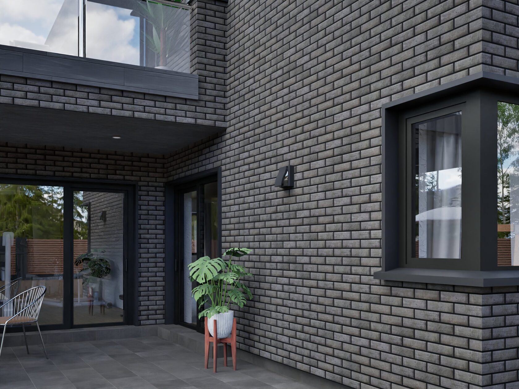 Термопанель BestPoint Ceramics Exclusive Cement Dark — фото 11
