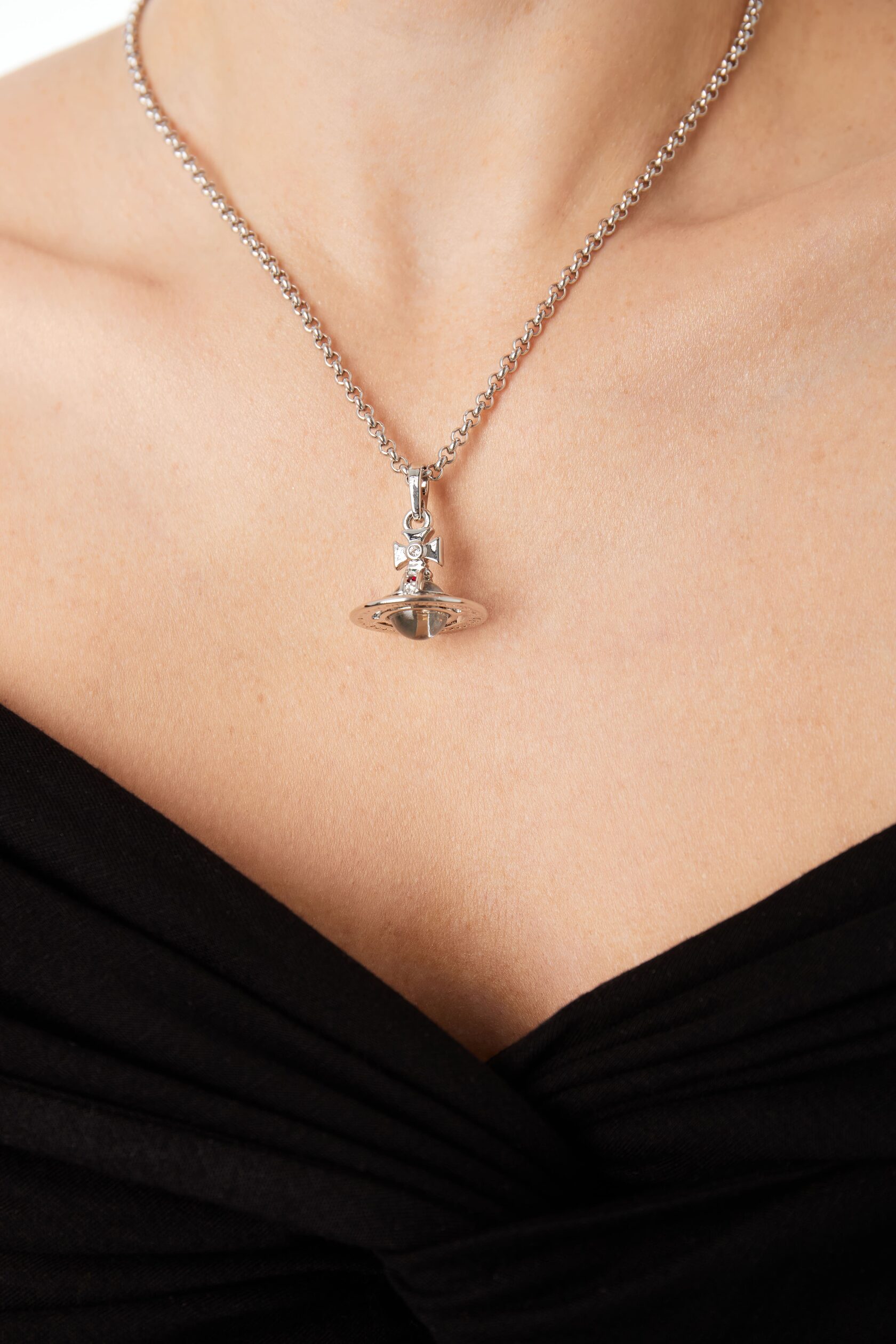 Підвіска Vivienne Westwood New Tiny Orb Pendant Silver Necklace