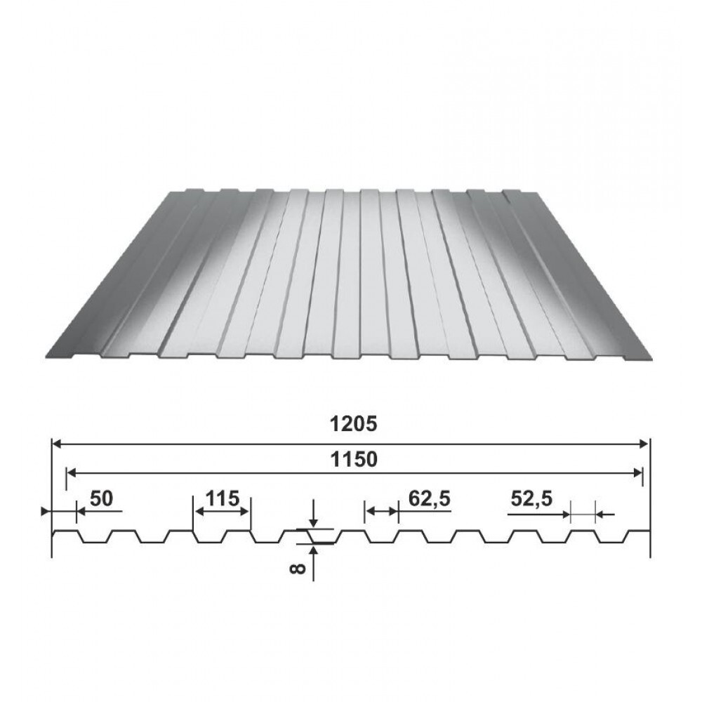 Лист кровельный оцинкованный размеры. Профлист с8 ширина листа. Ширина листа с8 профнастил. С10 профлист ПРОФКОМПЛЕКТ. Лист оцинкованный с8 Размеры.