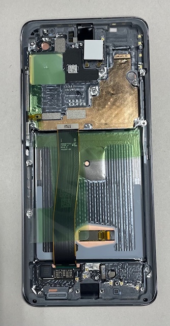 Дисплей с тачскрином Samsung (Самсунг) S20 Ultra / G988 (сервисный 100% оригинал) (серый) с рамкой