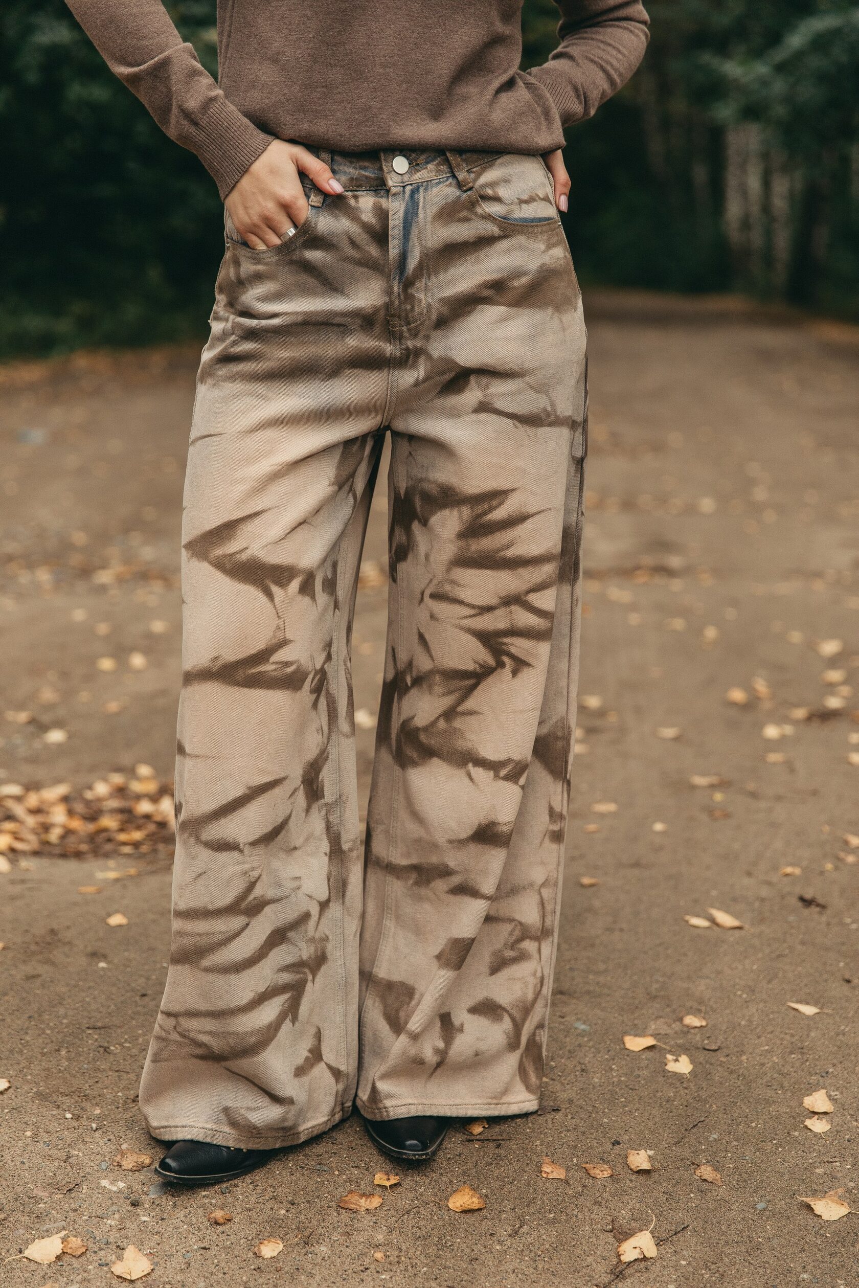 Джинсы палаццо PB «Варёнка»